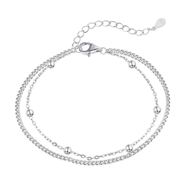 [SHINY]Delicate Bead Double Layer Bracelet