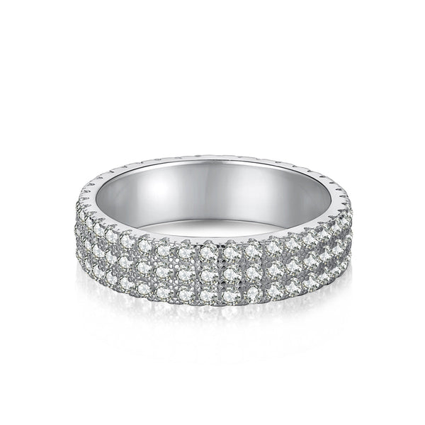 [SHINY]Dainty Round Cut Tennis Ring